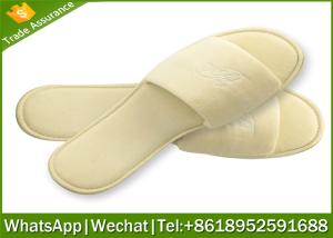 China hotel slipper,SPA Slippers,Velvet slippers manufacturer,Velvet slipper with logo factory