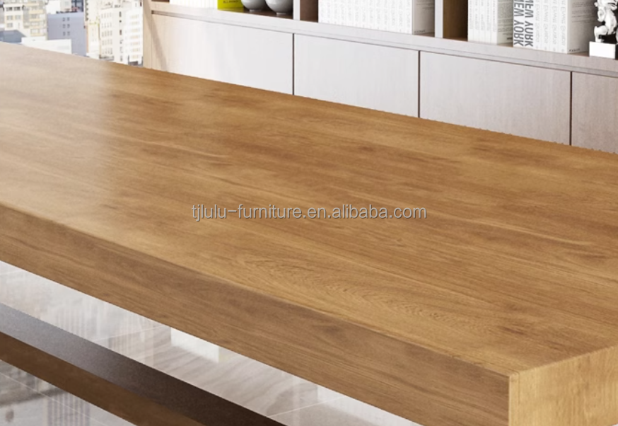 Nordic Luxury Modern Home Restaurant Dining Room Furniture Set Sturdy Pine Cover Material for Home Wooden Dining Table