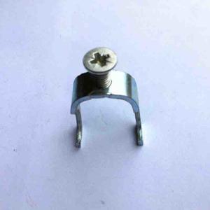 China Sturdy Semi Circular Electrical Conduit Pipe Clamps Multiple Size factory