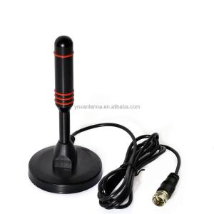 China Max Input Power 50W Strong Magnetic Base Digital HDTV Amplified Antenna for Indoor TV factory