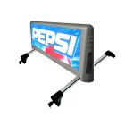 IP65 P4 Advertising Car Roof Led Sign 3G 4G Wifi Wireless 5500cd/Sqm