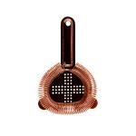 Stainless Steel Cocktail Bar Strainer Etching Design Copper Plated