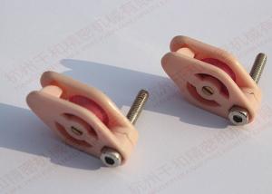 China High polish Ceramic Wire Guide Pulley HRA88 hardness for coil winding machine factory