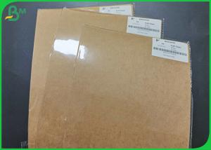 China A4 A5 Sheeet Size Pure Pulp 250gsm 300gsm Brown Kraft Cardstock Paper Board factory