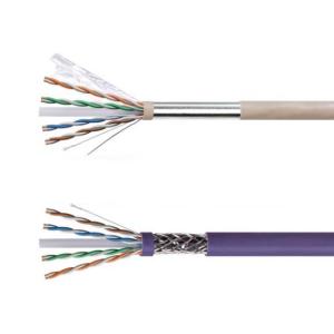 China Unshielded UTP Indoor CAT6 Lan Cable Pairs 23 AWG Solid 4 Pair factory
