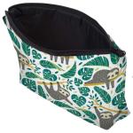 Girls Zipper Closure Polyester Cosmetic Bag For Travel