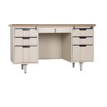 Metal Stainless Steel Fireproof Office Steel Executive Desk For Individual