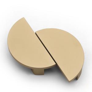 China ISO14001 6mm 9mm Gold Brass Kitchen Drawer Knobs factory