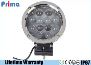 China Cree 5.5 Inch Round Led Fog Lights With Chrome Frame 60 Watt Power factory
