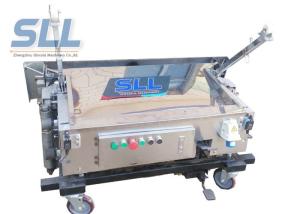 China Self Leveling Pole Folding Automatic Wall Plastering Machine Light Weight factory