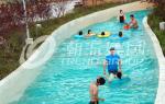 Large Water Park Aqua Play Lazy River with Relaxing Wave Machine