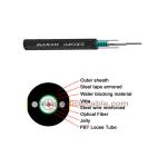 External GYXTW 12 Core Single Mode Fiber Optic Cable G652D Moisture Resistance