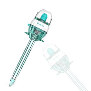 China CE Certificated 10mm Laparoscopic Instruments Trocar Disposable Optical Trocar factory