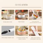 1.6L Electric Hot Pot Cooker Non Stick Coating Hot Pot Induction Cooker