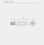 32mm Length Minifix Cam Bolt Easy Installation Furniture Fitting For Flat Panel