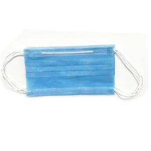 China Blue PP Non Woven Disposable Earloop Face Mask factory