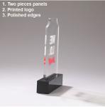Brand Advertising Baterry Supply Light Up Printed Electronic Menu Stand Acrylic