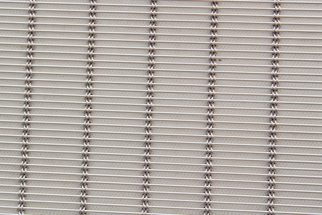 Exterior Decorative Architectural Metal Mesh Stainless Steel 316 Cable Rod Fabrics