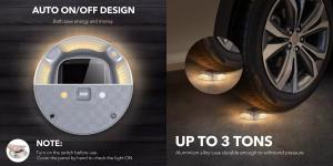 China Long Lifespan Durable Solar Deck Light 2V 140mA Solar Powered Dock Light factory