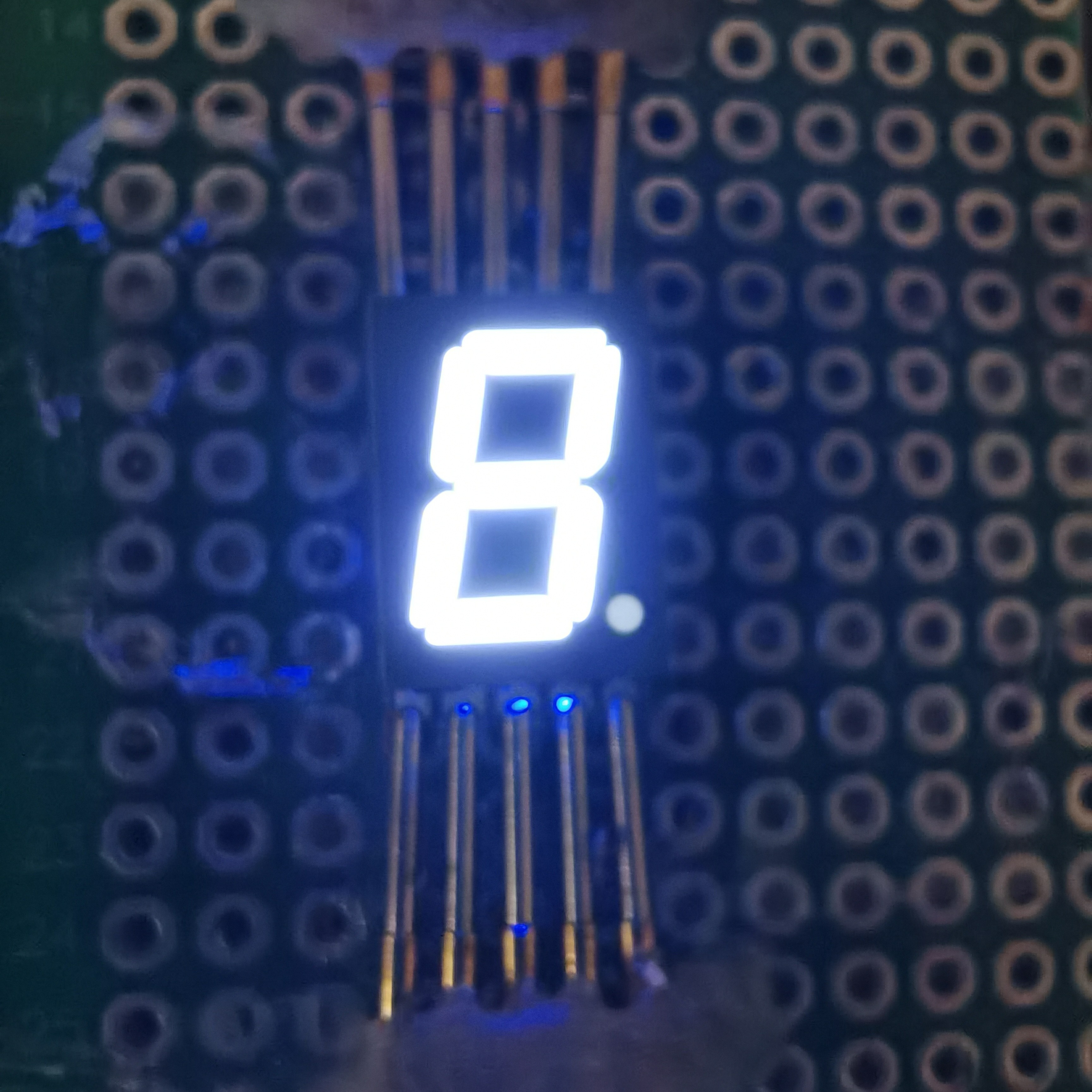 Multiple Digit Seven Segment Smd Led Display Module 7.62mm Height