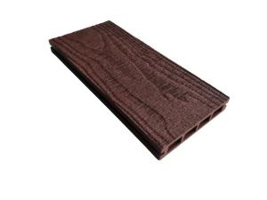 China SGS Embossed 135mm X 25mm WPC Decking Boards factory