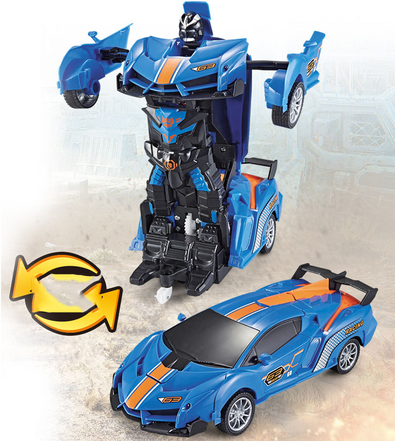 Boy Toy Car One Click Deformation Robot 4 Channels Control Carton Size 83.5*42*102CM