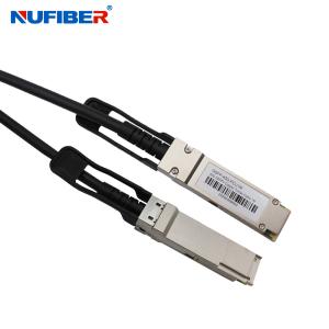 China FTTB 1M 40G QSFP To QSFP Passive Direct Attach Cable factory