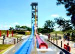 Adults High Speed Racing Freefall Water Slide for Amusement Park ISO CE TUV