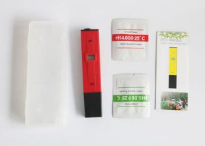 China 0.01 Resolution Digital PH Meter / ATC PH Tester Yellow Red Color factory