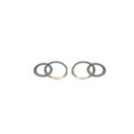 Customized Carbon Steel Anti-Leakage Shim with Stainless Steel Washer and CNC