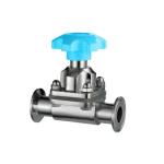 3A Forge Straight Clamp Diaphragm Valve SS304 / SS316L Hygienic Diaphragm Valve