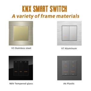 China Home / Hotel 24V Knx Smart Home System Silver / Black / Champagne / Grey Color factory