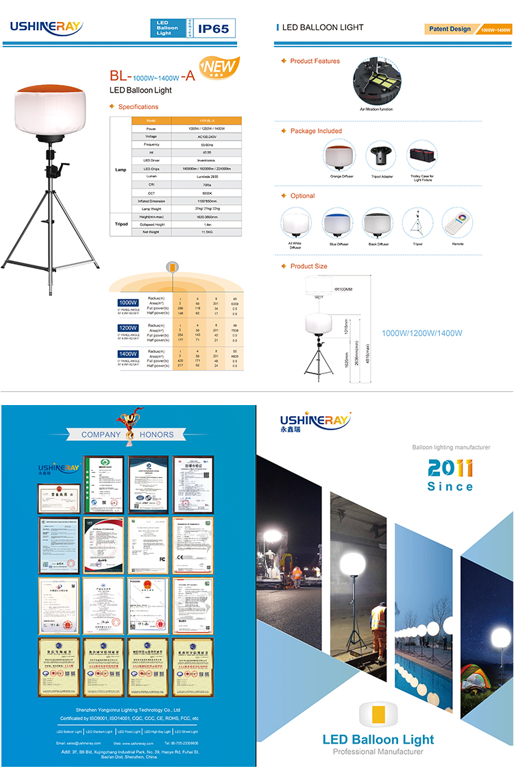 320w Lighting Solutions Service Dialux Evo Layout 51200lm Tripod Light Tower For Emergency