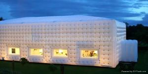 China Hot sell outdoor CE certificate cheap giant inflatable tent with light factory