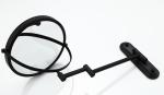 Bathroom stainless steel Telescopic led makeup Mirror 2-Face Mirror Dual Arm