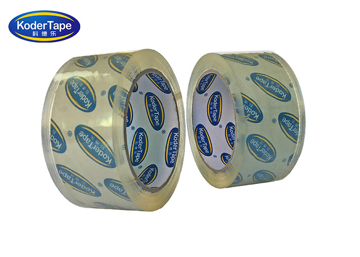 50 Micron High Tack Crystal Clear Bopp Packing Acrylic Tape With No Bubble