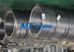 TP316 / 316L Stainless Steel Welded Super Long Coiled Tube For Petrochemical