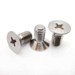 China M8 M6 Cross Recessed Countersunk Head Titanium Screw Bolts factory