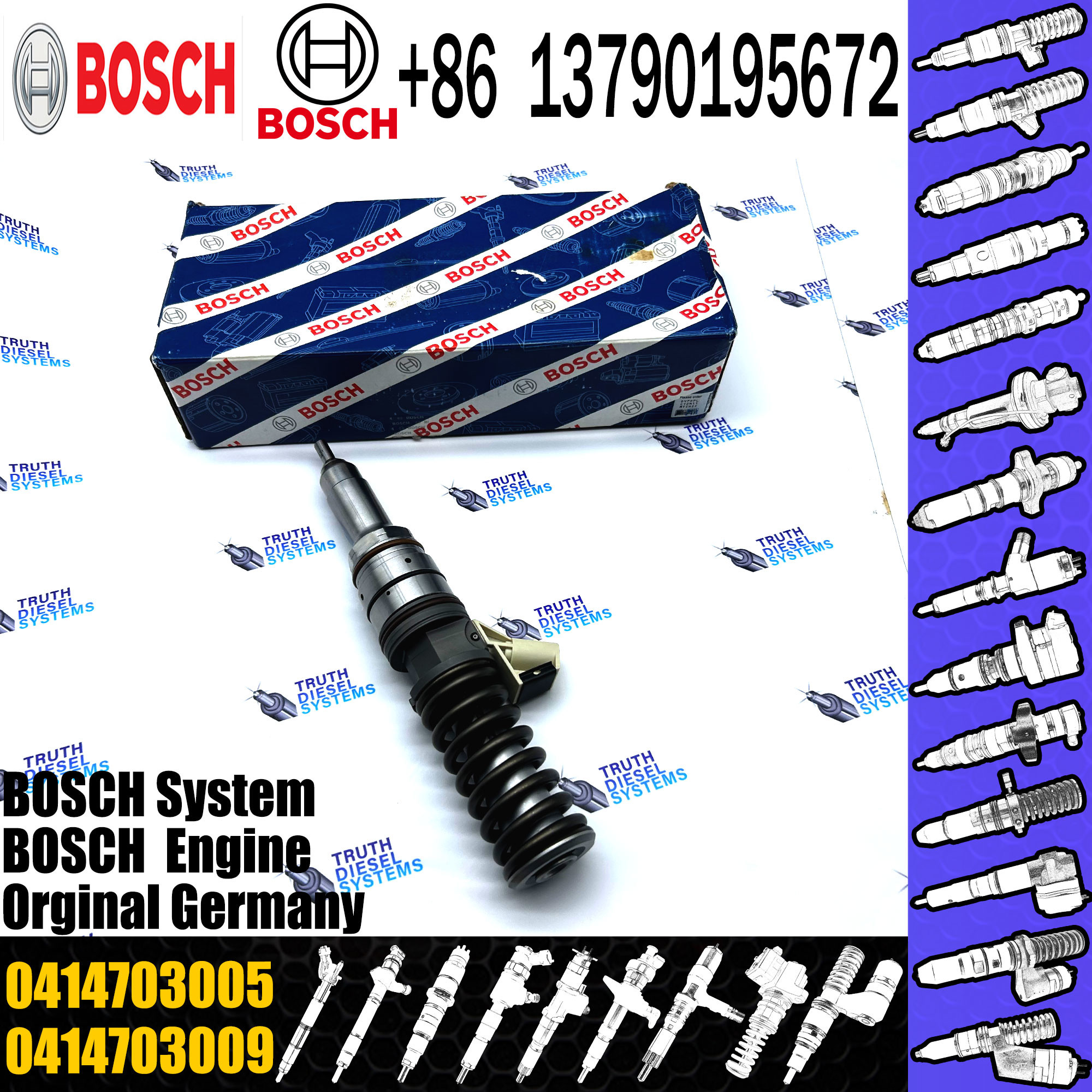 Diesel Fuel Injection Pump Injector 0414703002 0414703003 0414703005 0414703007
