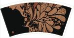 Biodegradable Paper Cup Fan Cuatom Size And Color PE Coated For Coffee Cup