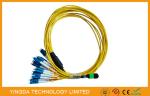 24Cores Multi Fiber Bundle MTP MPO Cable MPO LC Fan Out Patch Cord 2mm