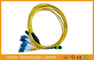 China 24Cores Multi Fiber Bundle MTP MPO Cable MPO LC Fan Out Patch Cord 2mm factory