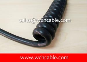 China UL20352 Gas Resistant TPU Sheathed Spiral Cable factory