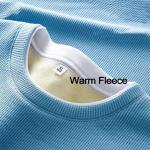 6xl 5xl 3xl Crewneck Sweatshirt Oversized Casual Style Men'S Waffle Knit Thermal