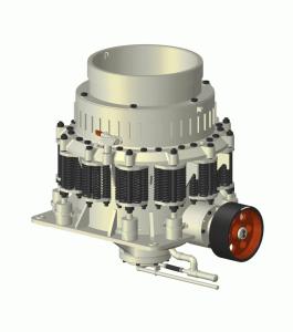 China Gravel Grease Concrete Cone Crusher Machine Perfect Crushing Efficiency factory