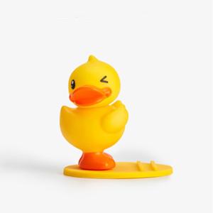China Durable PVC Duck Phone Holder ISO9001 BSCI certificate Eco friendly material factory