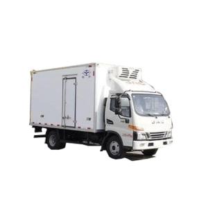China White Refrigeration 6wheels 4x2 Refrigerated Container Truck with Euro 6 Standard factory