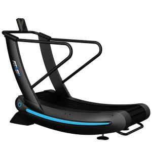 China Non-motorized Treadmills Commercial Machine Curved Treadmill Silent Fitness Running Manual Mechanical factory