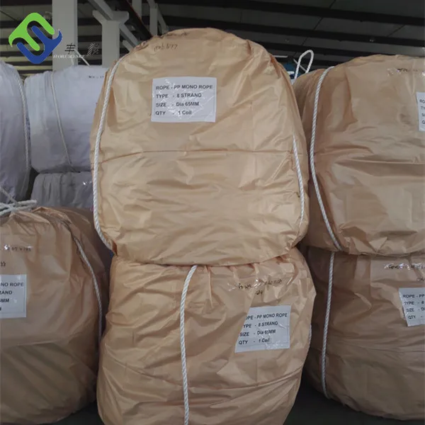 Marine Equipment Polypropylene 8 Strand PP Rope Boat Tow Rope