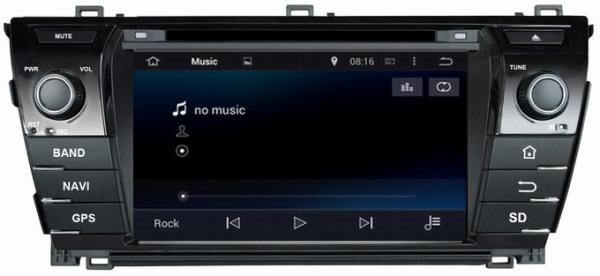 Ouchuangbo Car GPS Navigation DVD Stereo System for Toyota Corolla 2014 3G Wifi